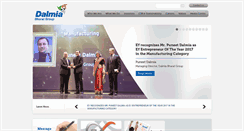 Desktop Screenshot of dalmiabharat.com