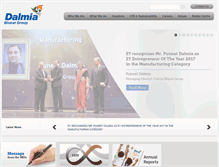 Tablet Screenshot of dalmiabharat.com